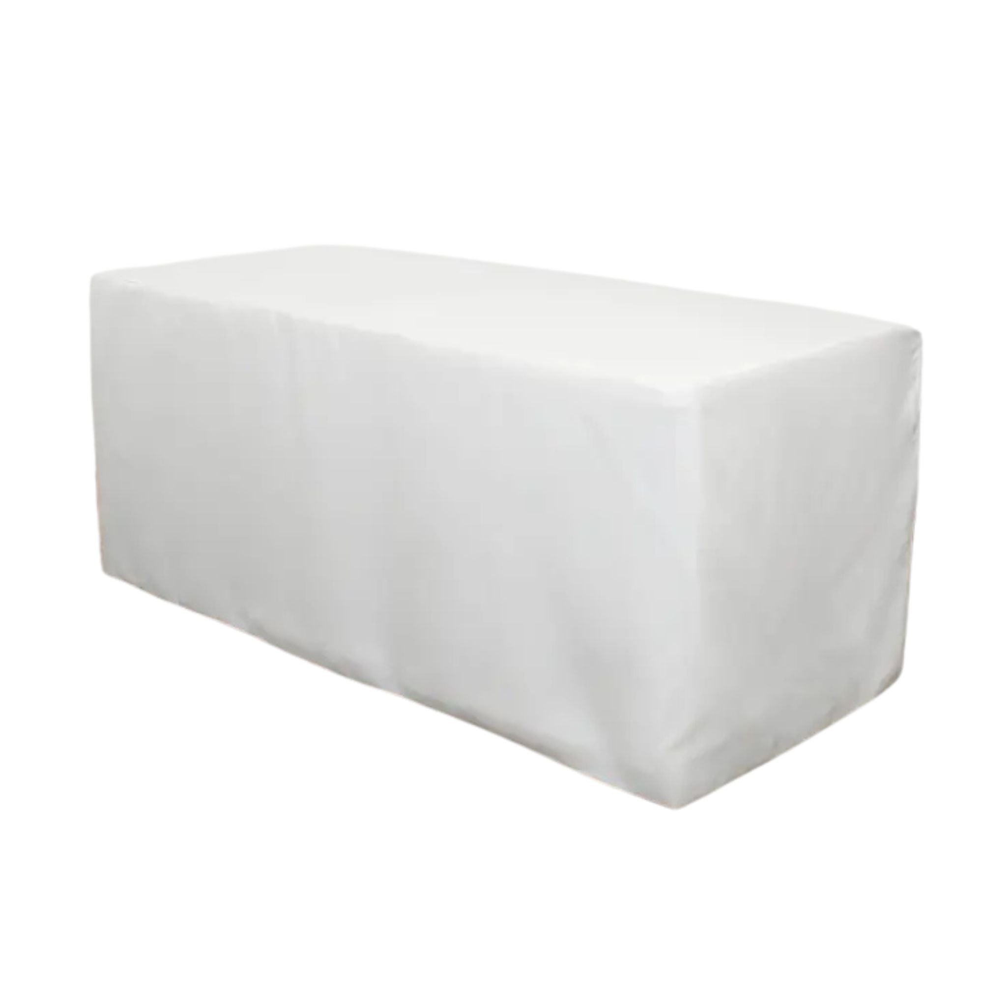 Tablecloth - Fitted White Rectangular