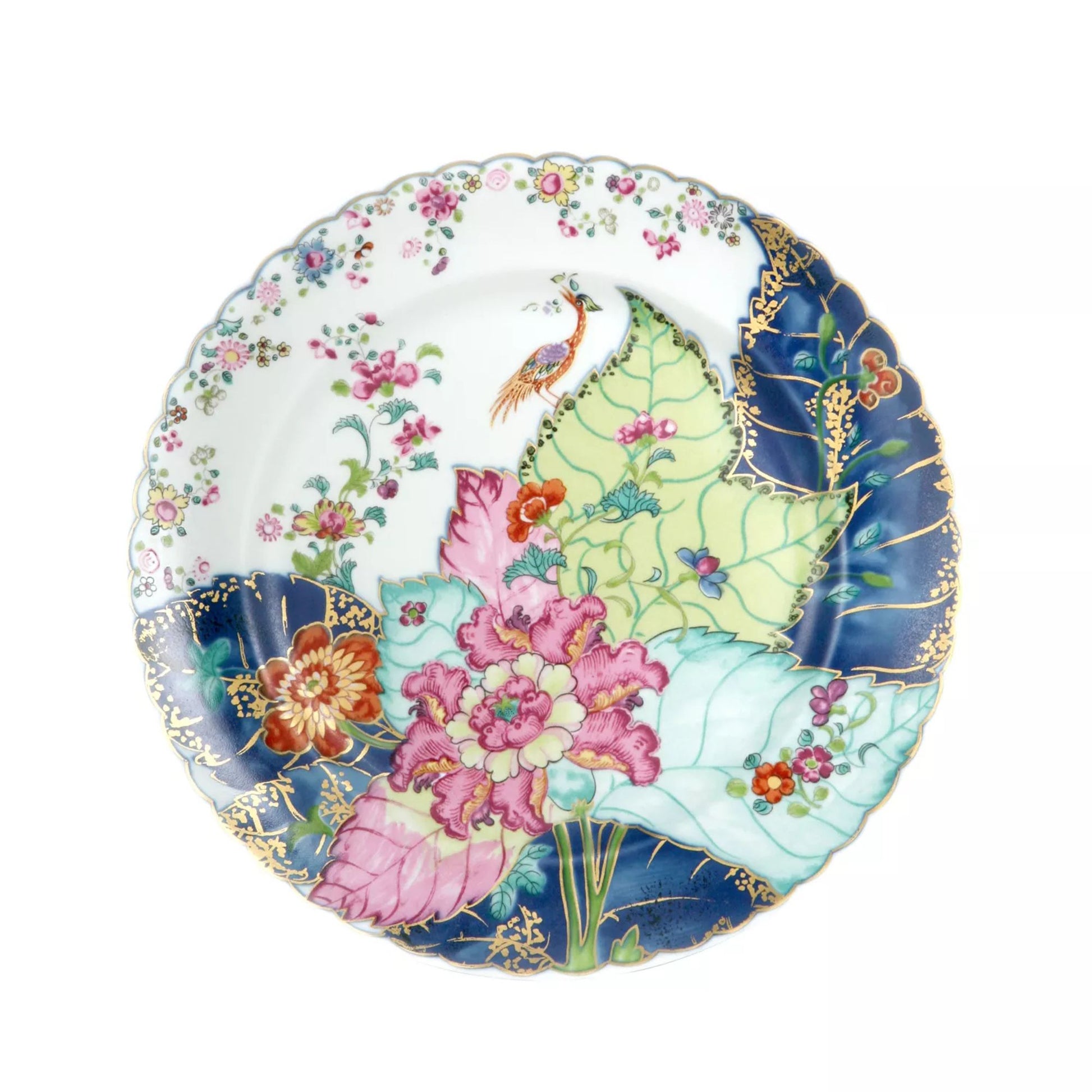 Salad Plate - Mottahedeh Tobacco Leaf