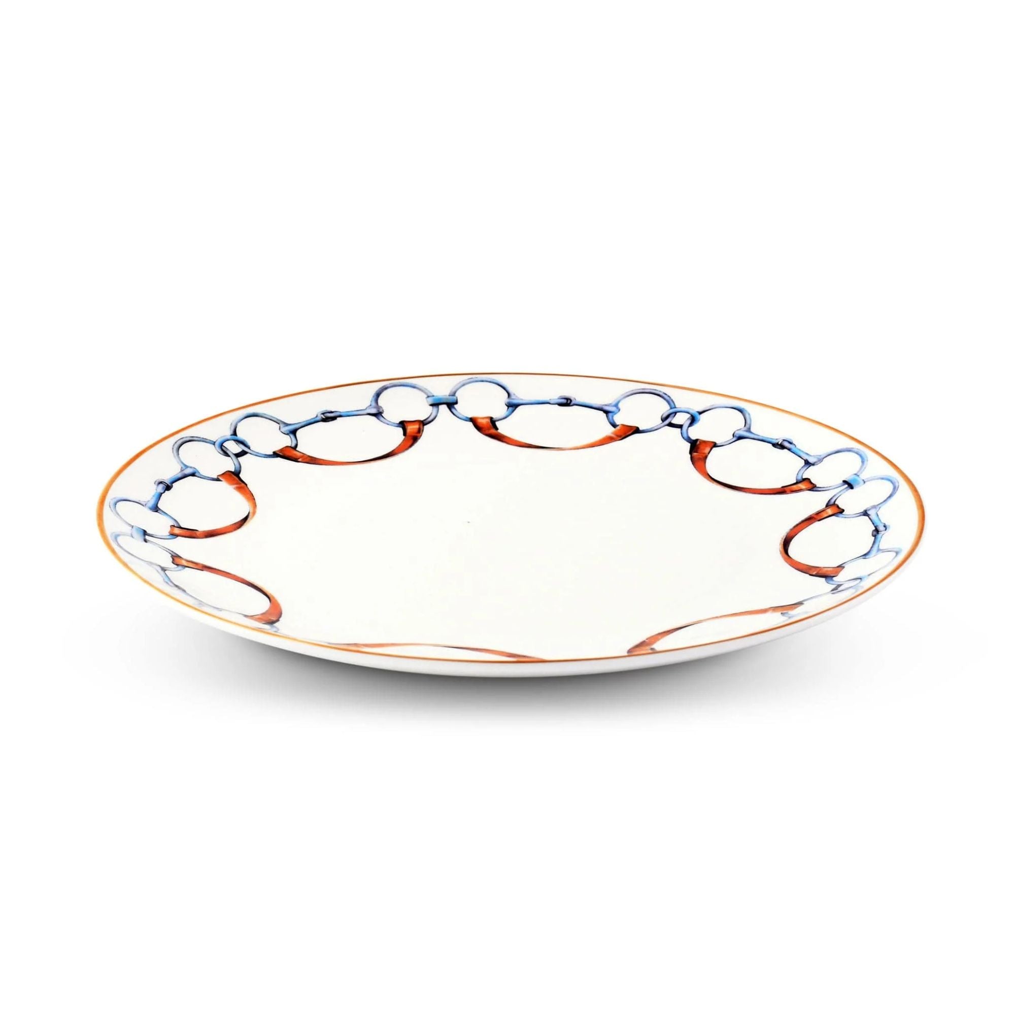 Horse Bit Bone China Dinner Plate