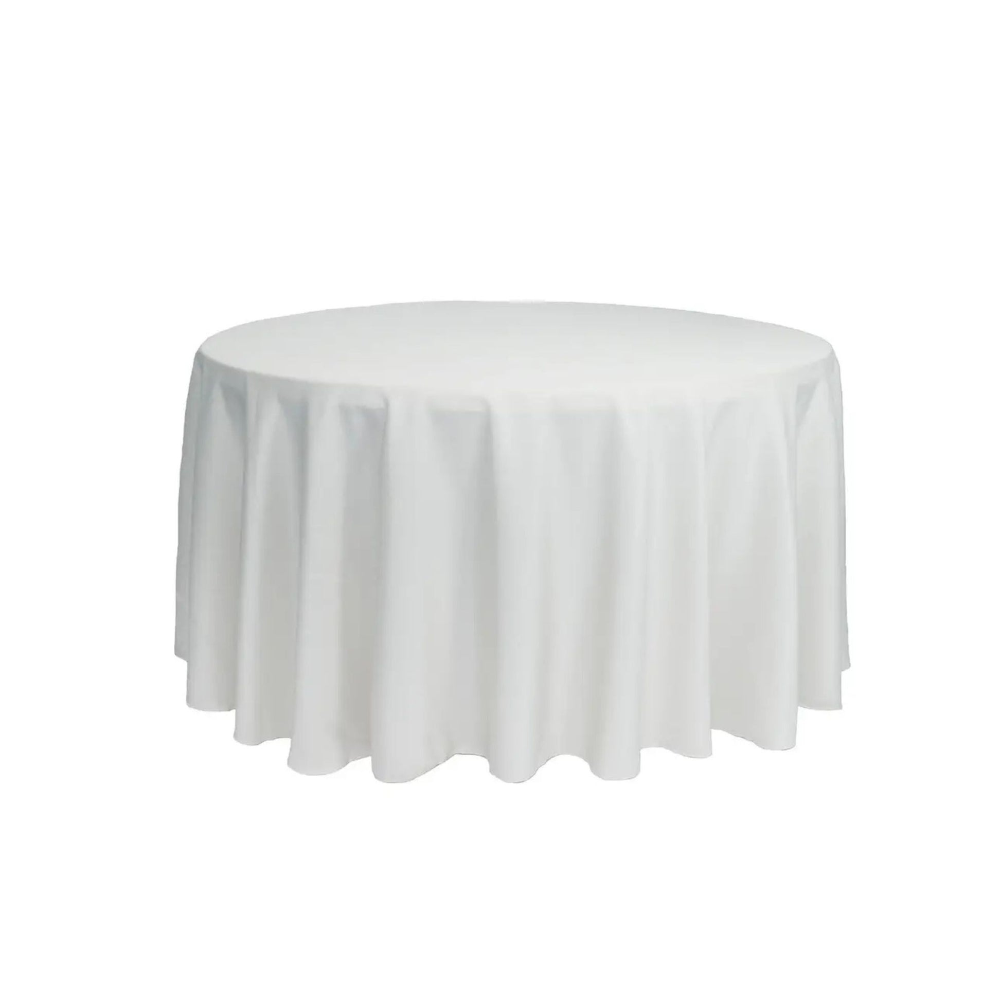 Tablecloth - Round White