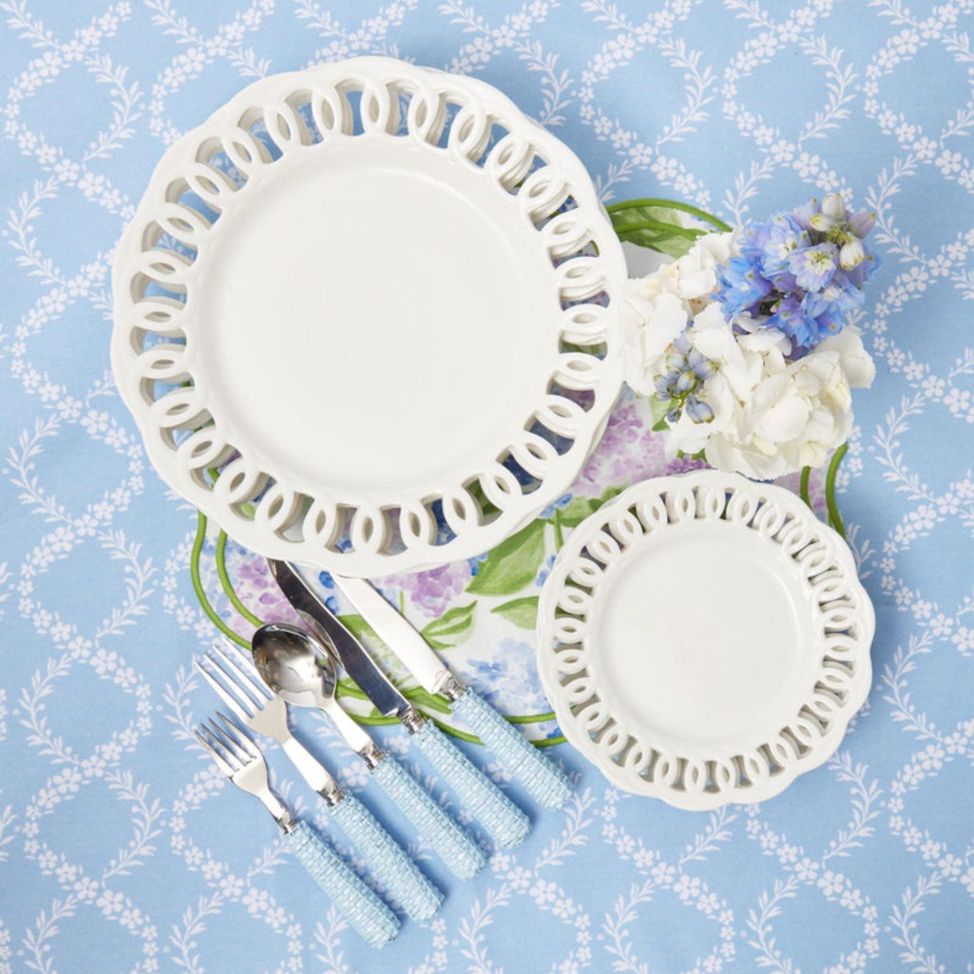 Starter Plate - White Lace