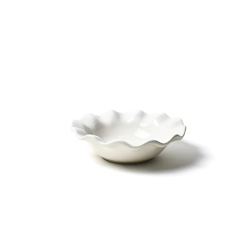 Small Bowl - Cream Ruffle