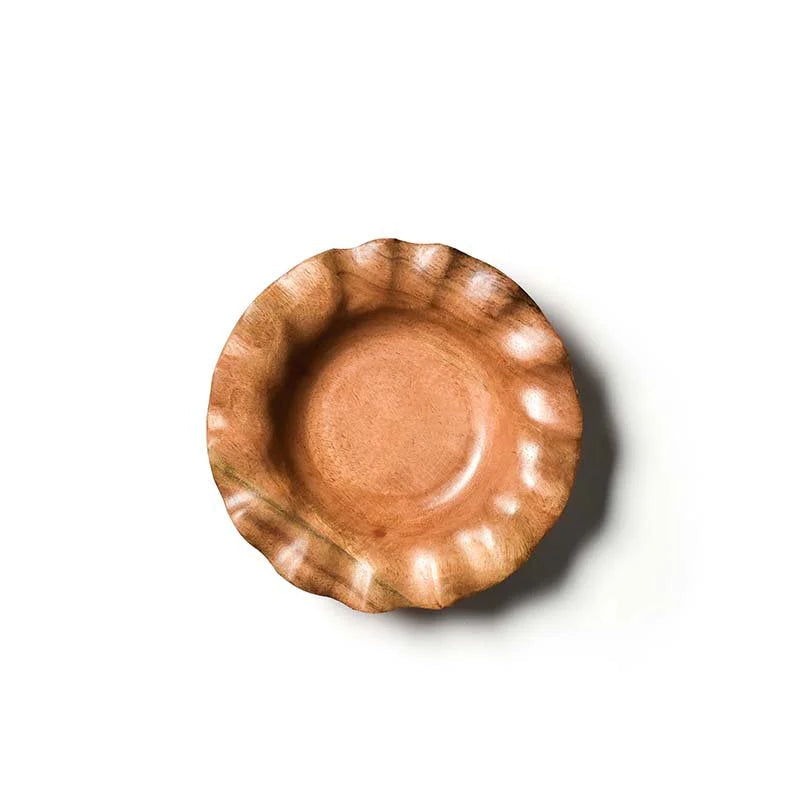 Small Bowl - Wood Ruffle